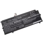 vhbw batterie compatible avec HP Elite x2 1012 G1-W3H16UP, x2 1012 G1-W3H93UP, x2 1012 G1-W3P27US laptop (4750mAh, 7,7V, Li-Polymère, noir)