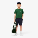 Lacoste Short Sport taffetas diamanté Taille 12 ans Bleu Nuit