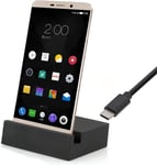 USB 3.1 Type C Station de Chargement pour Samsung Galaxy S25+ Plus Chargeur Noir