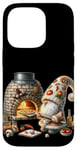 Coque pour iPhone 14 Pro Pizza Baker Dad Gnome With Hot Stone Pizza Oven Italy Travel