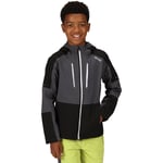 Regatta Boys Highton IV Waterproof Breathable Jacket Coat - Grey - Size 11-12Y