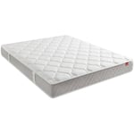 Matelas à ressorts et mémoire de forme, accueil enveloppant - Egérie 2 - Dimensions - 160x200 cm - Epéda