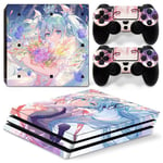 Kit De Autocollants Skin Decal Pour Nouvelle Console De Jeu Ps4 Pro, T1tn-P4pro-6878