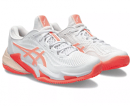 Asics Court FF 3 White/Coral CLAY/Padel Women - 2024 (40)