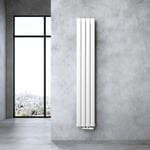 Doporro - Radiateur pour Chauffage Central 180x31cm Radiateur à Eau Chaude Panneau Monocouche Design Vertical Blanc