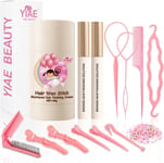 YIAE Hair Wax Stick Kit, Hair Stick and 2 x 15ml Hair Finishing Stick and Hair 