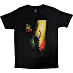 Bob Marley Unisex T-Shirt: One Love Movie Poster (Large)