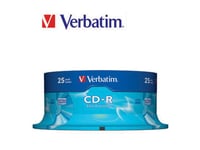 VERBATIM CD-R Verbatim 700Mb 52x spindle (25)