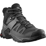 Salomon X Ultra 4 Mid Wide GTX Men Black/Magnet/Pearl Blue UK 12/EU 47 1/3 - Fri frakt