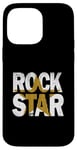 Coque pour iPhone 14 Pro Max University Varsity-Gold Rock Star Varsity-Gold