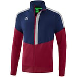 Erima Squad Veste d'entraînement Homme New Navy/Bordeaux/Silver Grey FR: XL (Taille Fabricant: XL)