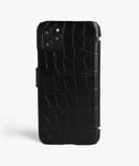 The Case Factory iPhone 11 Pro Max Plånboksfodral Lizard Black