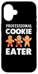 Coque pour iPhone 16 Professional Cookie Eater Biscuits de pain d'épice