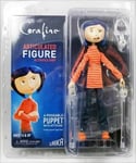 Coraline Articulated 7" Action Figure Coraline in Striped Shirt & Jeans NECA