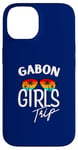 Coque pour iPhone 14 Gabon Girls Trip Travel Vacation Femmes Gabon