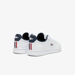 Lacoste Womenss Carnaby Pro Trainers in White Navy - Blue & White Leather - Size UK 3.5