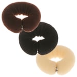 3Pcs Fashion Cute Hairstyle Hair Styling Tools Hair Bun Donut Hair Curler