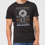 E.T. the Extra-Terrestrial Christmas Men's T-Shirt - Black - 3XL