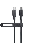 Anker USB C to USB C Cable 543-240W Bio USB Cable 2-90cm Compatible with iPhone 16/15, MacBook Pro/Air, iPad Pro/Air, Galaxy S24, Pixel, Switch, LG (Black)