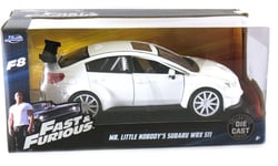 Subaru Impreza Fast Furious 8 FF8 WRX STI White VA S4 F8 Jada 1:24 Model Car