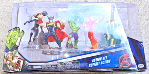 Coffret Action 5 figurines Marvel Avengers Jakks Pacific Neuf Scellé