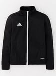 adidas Junior Entrada 22 Football Track Jacket - Black, Black, Size 5-6 Years