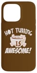 Coque pour iPhone 14 Pro Max Hot Tubbing Is Awesome! Amoureux de cacao chaud guimauve