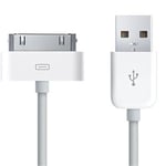 Cable Chargeur Usb IPHONE 3G - 4 - 4S Ipod Nano Ipad (BLANC) Etui Housse Protection Couleurs