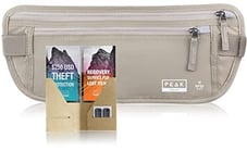 Thin Profile Money Belt w/Theft Insurance and Lost & Found Service - RFID Block Liner Built-in - Rated for Security, Quality and Ease of Travel