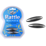 2 Rattle Magnets Spinning Torpedo Buzz Noise Toy Boys Girls Kids Stocking Filler