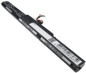 Kompatibelt med Asus R752LDV, 14.4V, 2200 mAh