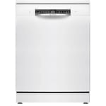 Bosch SMS4EMW06G Series 4, Free-Standing Dishwasher, 60 cm, B Energy Rated, 9 Litre, 14 Place Settings, ExtraDry, Silence Plus 42dB Quiet,Rackmatic Adjustable Basket, White