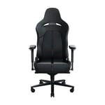 Razer Enki Gaming Chair with lumbar support, Synthetic Leather - Black