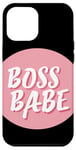 Coque pour iPhone 15 Plus Costume de Boss Babe Indépendant Rose et mignon