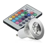 Silamp - Ampoule led GU10 3W rgb 220V