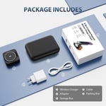 KUXIU X55 Magsafe langaton laturi iPhone 12 Pro/Max, Apple Watch - Musta EU-pistokkeella