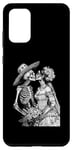 Coque pour Galaxy S20+ Tees graphiques squelette pour mariage avec inscription « Dead Bride and Groom Kiss »