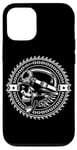 Coque pour iPhone 12/12 Pro Casque de motard Weekend Warrior Moto Gear & Chaînes