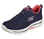 Skechers Femme Sneakers, Bleu Marine Corail, 36 EU