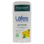 Lafe&apos;s Twist Stick Active Deodorant with Citrus and Bergamot - 63