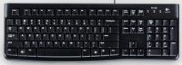 Logitech K120 Corded Keyboard clavier Universel USB QWERTY Italien Noir - Neuf