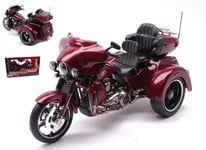 Harley Davidson Cvo Tri / Glide Ultra Rouge Amarant 1:12 Modèle 32337 MAISTO