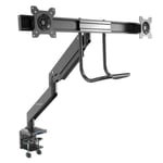 StarTech.com Desk Mount Dual Monitor Arm with USB & Audio - Slim Full Motion ...