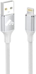 Aioneus iPhone Charger Cable 2M, MFi Certified Lightning Fast White 