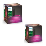 Philips Hue - 2x Downward Resonate Væglampe - Bundle