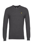 Cotton Merino V Neck Jumper Grey Lyle & Scott