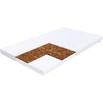 Matelas 80x160 coco pour votre enfant - 8 cm d'épaisseur - mousse polyuréthane et fibre de coco