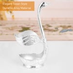 (Genericz2kgap3815-14)Coffee Spoon Holder Swan Style Coffee Stirrer Stand