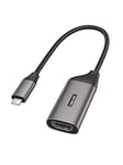 Lemorele Adaptateur USB C vers HDMI 4K, Adaptateur Thunderbolt 3 vers HDMI MacBook Air/Pro M1, iPad M1, téléphone Portable, Switch, Windows et Plus [Coque en Aluminium et câble en Nylon]