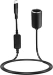 Adaptateur Usb C Mâle De 3,2 Pieds Vers Pr Allume-Cigare 12 V 18 W Pour Caméra Embarquée, Avertisseur De Radar, Gps, Bandes Lumineuses Led De Voiture Et Autres Appareils Électroniques[L1454]